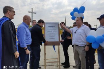 Foto - Inauguração da passarela do Santuário de São Miguel Arcanjo