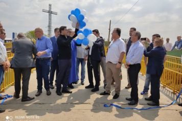 Foto - Inauguração da passarela do Santuário de São Miguel Arcanjo