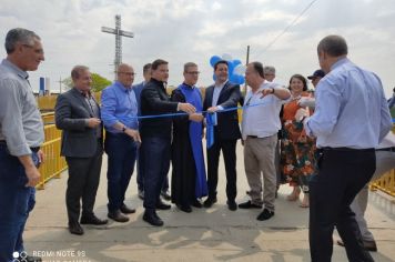 Foto - Inauguração da passarela do Santuário de São Miguel Arcanjo