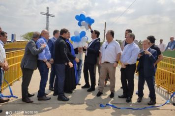 Foto - Inauguração da passarela do Santuário de São Miguel Arcanjo