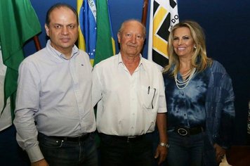 Prefeito Lino Martins se encontra com ministro da Saúde, Ricardo Barros