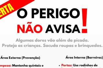 CIDADE EM ALERTA: SAÚDE INTENSIFICA COMBATE A ESCORPIÕES