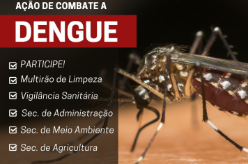 MUTIRÃO DA DENGUE COMEÇA DIA 08 DE FEVEREIRO EM BANDEIRANTES