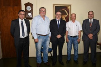 Prefeito Lino recebe visita do presidente do TRT/PR 