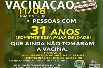 Vacinação 31 anos