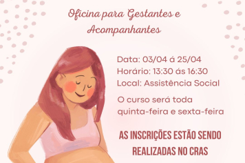 PREPARANDO O NINHO: BANDEIRANTES OFERECE CURSO GRATUITO PARA GESTANTES E ACOMPANHANTES