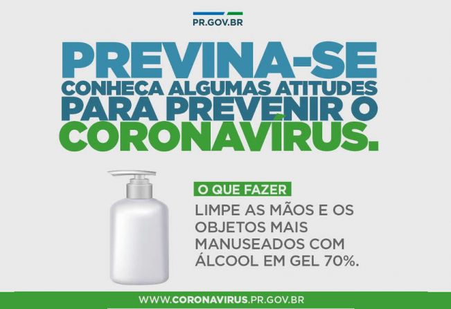 Campanha contra o CoronaVírus - Estado do PR
