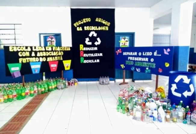 Escola Municipal lança projeto ‘Amigos da Reciclagem’