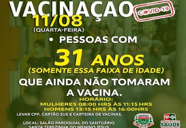 Vacinação 31 anos