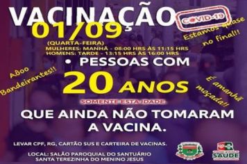 VACINAÇÃO COVID-19: 20 ANOS