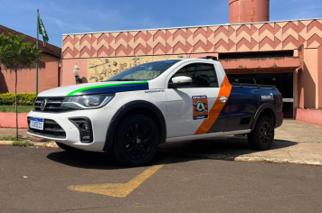 DEFESA CIVIL DE BANDEIRANTES RECEBE PRIMEIRA VIATURA PRÓPRIA, FORTALECENDO A SEGURANÇA MUNICIPAL