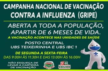 VACINAÇÃO INFLUENZA (GRIPE)