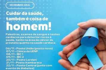NOVEMBRO AZUL: CAMPANHA DE CONSCIENTIZAÇÃO E PARCERIA COM UENP PARA A SAÚDE MASCULINA.