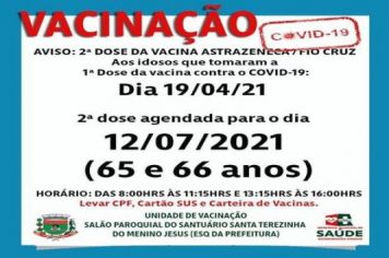 2ª DOSE DA VACINA ASTRAZENECA CONTRA A COVID 19!!