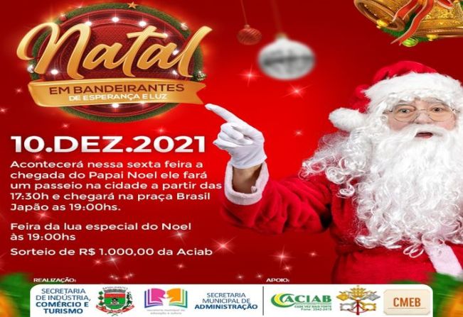 CHEGADA DE PAPAI NOEL