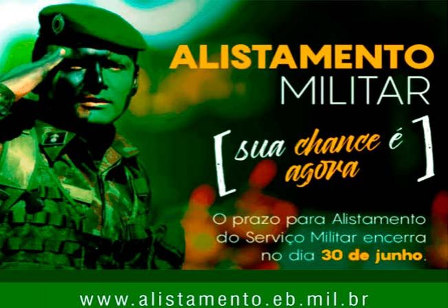 Alistamento Militar Online no ano de 2021