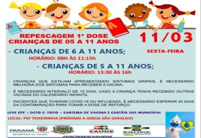 REPESCAGEM 1º DOSE INFANTIL