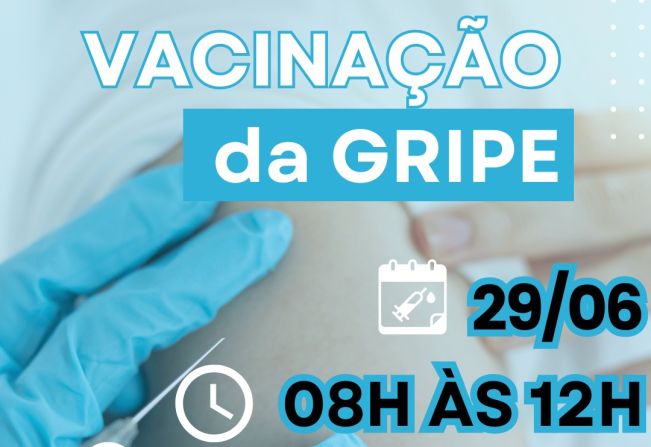 VACINAÇÃO CONTRA A GRIPE CONTINUA EM BANDEIRANTES